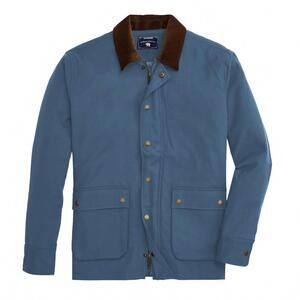 NEW ONWARD RESERVE men's stretch canvas coat in blue horizon